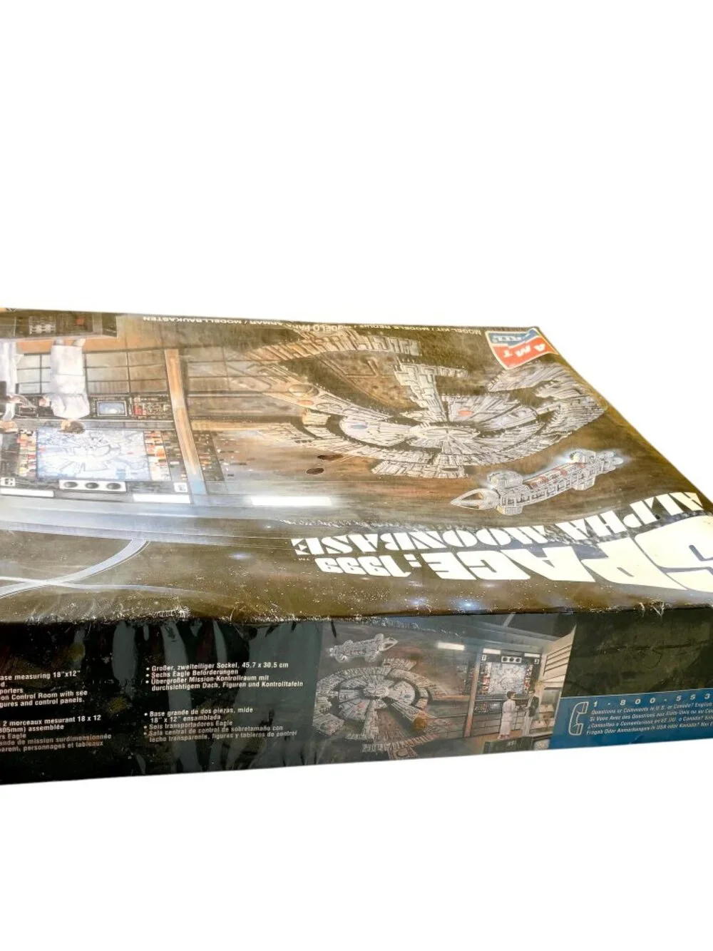 Alpha Moonbase Space 1999 AMT ERTL Model Kit Vintage Moon Base New Sealed Dents